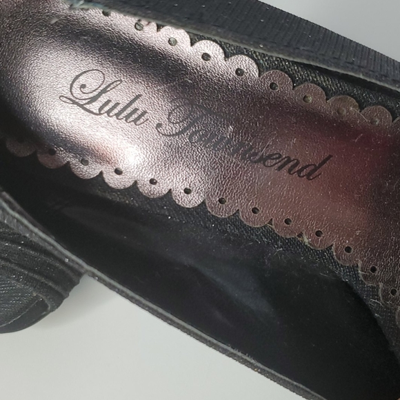 Lulu Townsend Peep Toe Pumps/Red Clutch - Picture 9 of 11